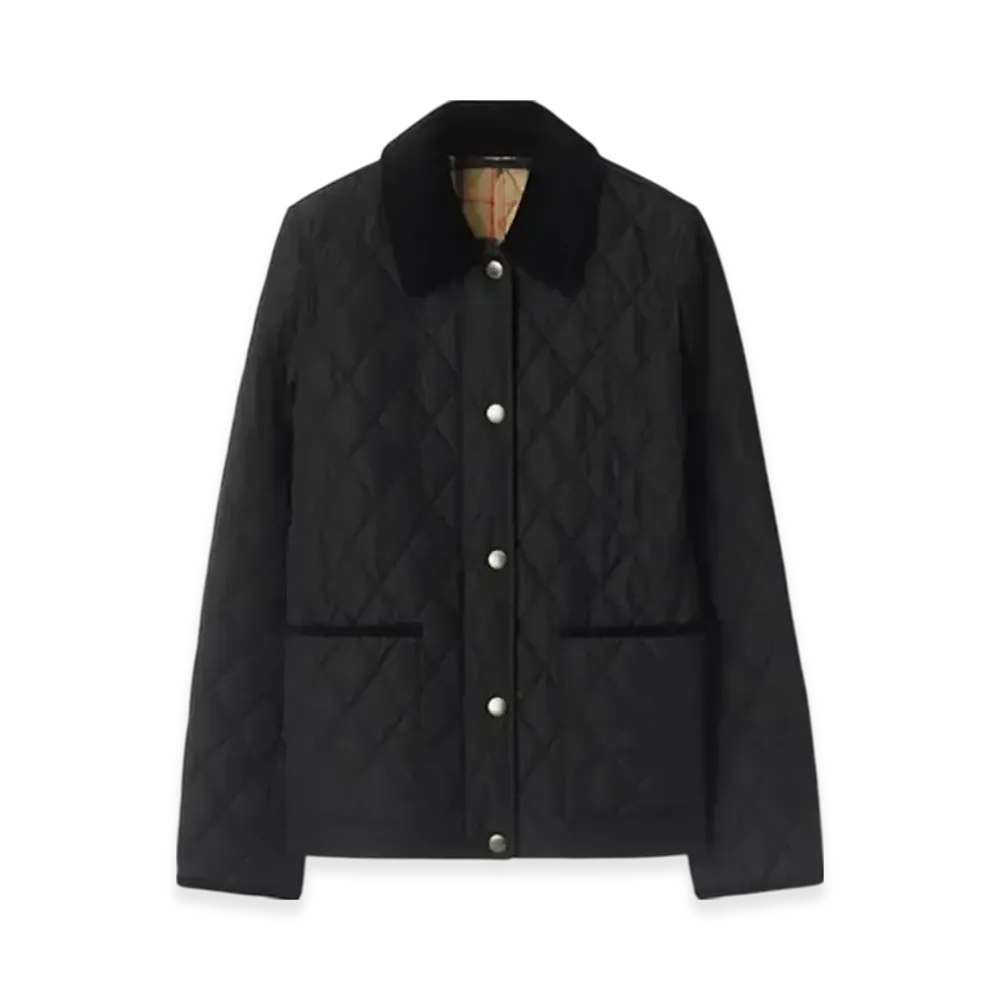 Burberry Quilting Nylon Jacket "Black/Sand"