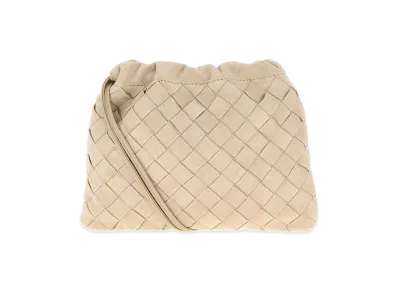 Bottega Veneta Women's Sand Suede Crossbody Bag "Beige/Tan"