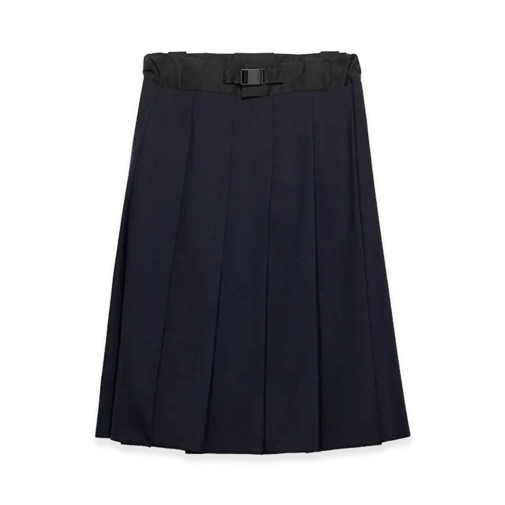 PRADA Women's Wool Skirt "Dark Blue"