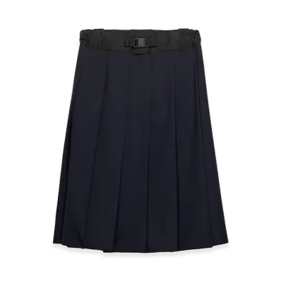 PRADA Women's Wool Skirt "Dark Blue"