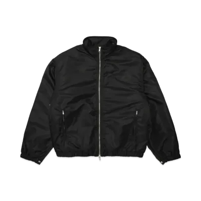 Supreme Stand Collar Lined Nylon Jacket "Black"