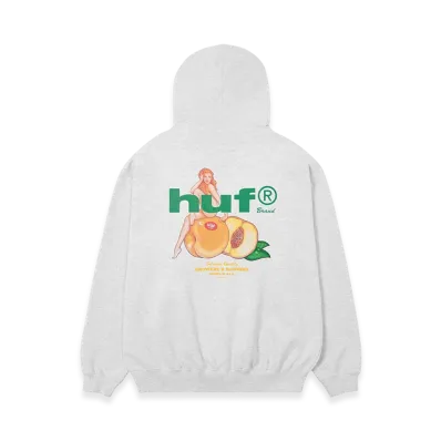 HUF Peachy Hoodie "Ash Grey"