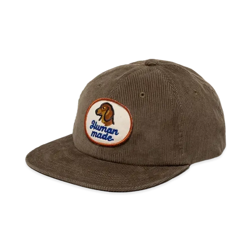 HUMAN MADE 6 Panel Corduroy Cap "Gray"