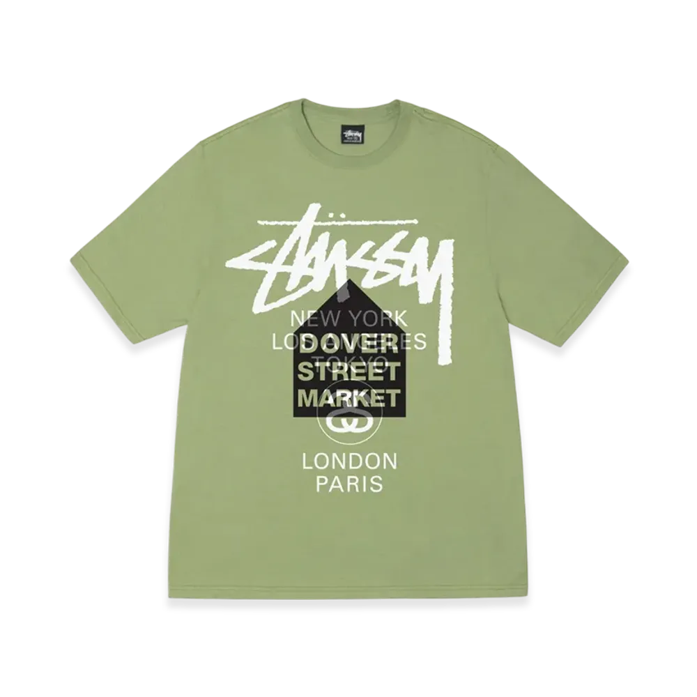 Stussy DSM World Tour Tee 2023 "Moss"