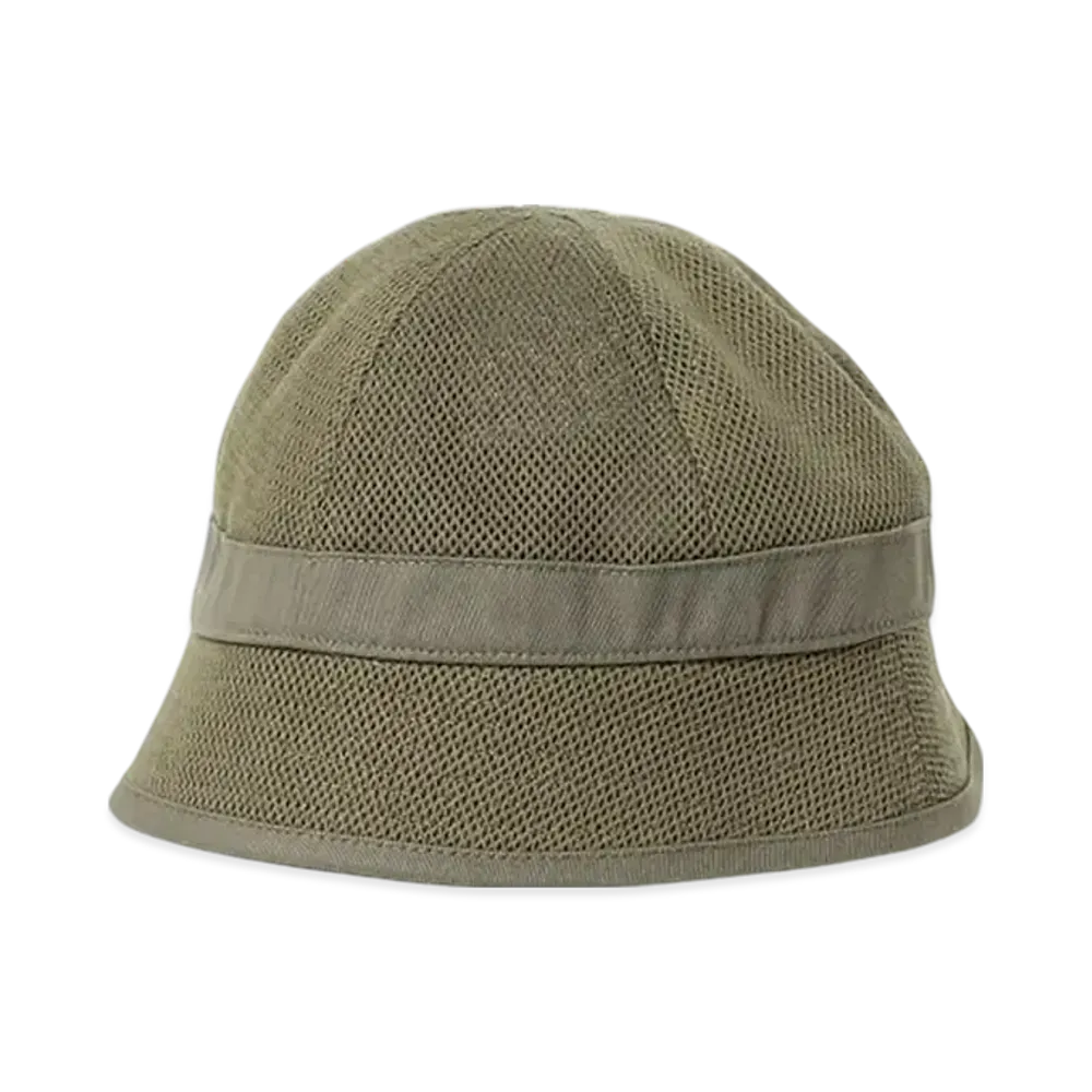 BEAMS Mesh Bell Hat "Olive"