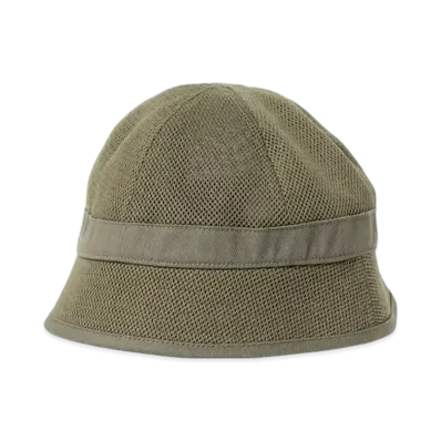 BEAMS Mesh Bell Hat "Olive"