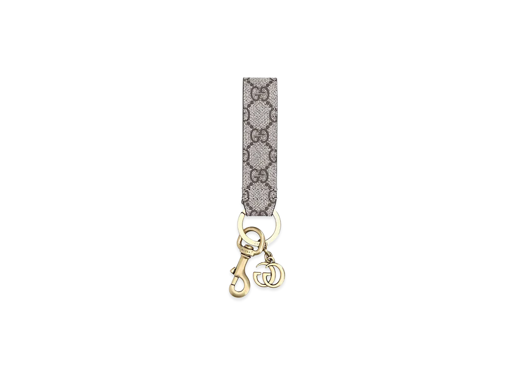 GUCCI Printed Canvas Keyring "Printed"