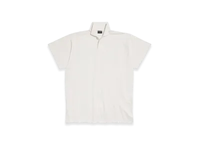 BALENCIAGA BB Garderobe Polo Shirt "White"