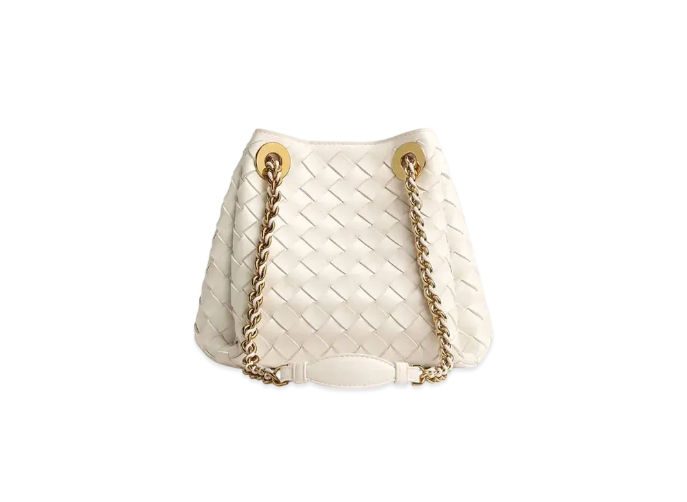 Bottega Veneta Small Parachute Chain "Chalk"