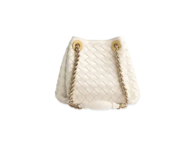 Bottega Veneta Small Parachute Chain "Chalk"