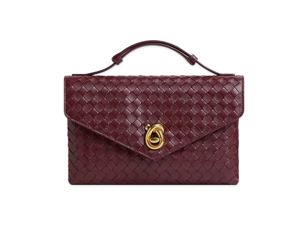 Bottega Veneta Knot Lock "Barolo"