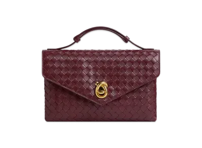 Bottega Veneta Knot Lock "Barolo"