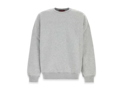 GUCCI Cotton Blend Oversize Sweatshirt "Gray"
