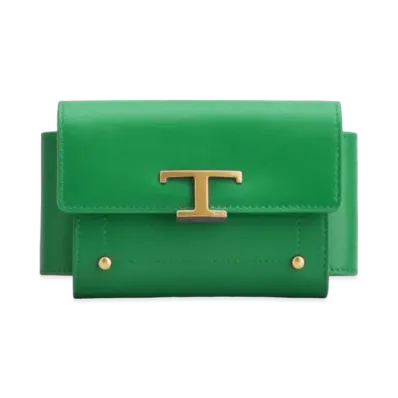 TOD'S Timeles Leather Bag Micro "Green"