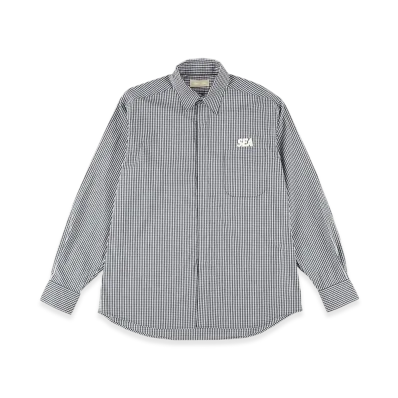 WIND AND SEA Cozy Gingham Check Shirt "Blue"