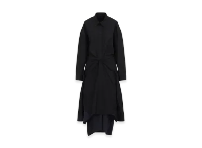 BALENCIAGA Women's Maxi Patched Shirt "Black"