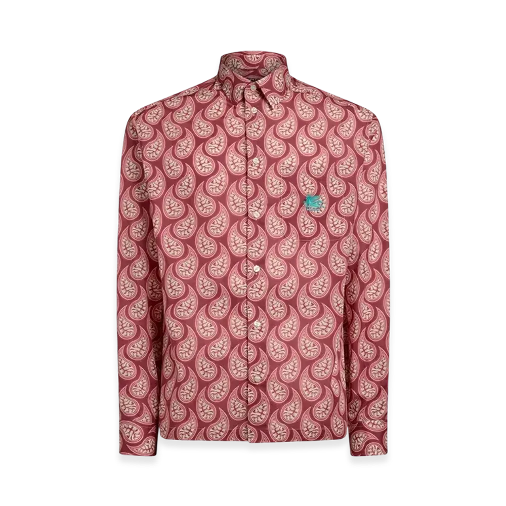 ETRO per Kaito Takahashi Long Sleeve Shirt "Burgundy"