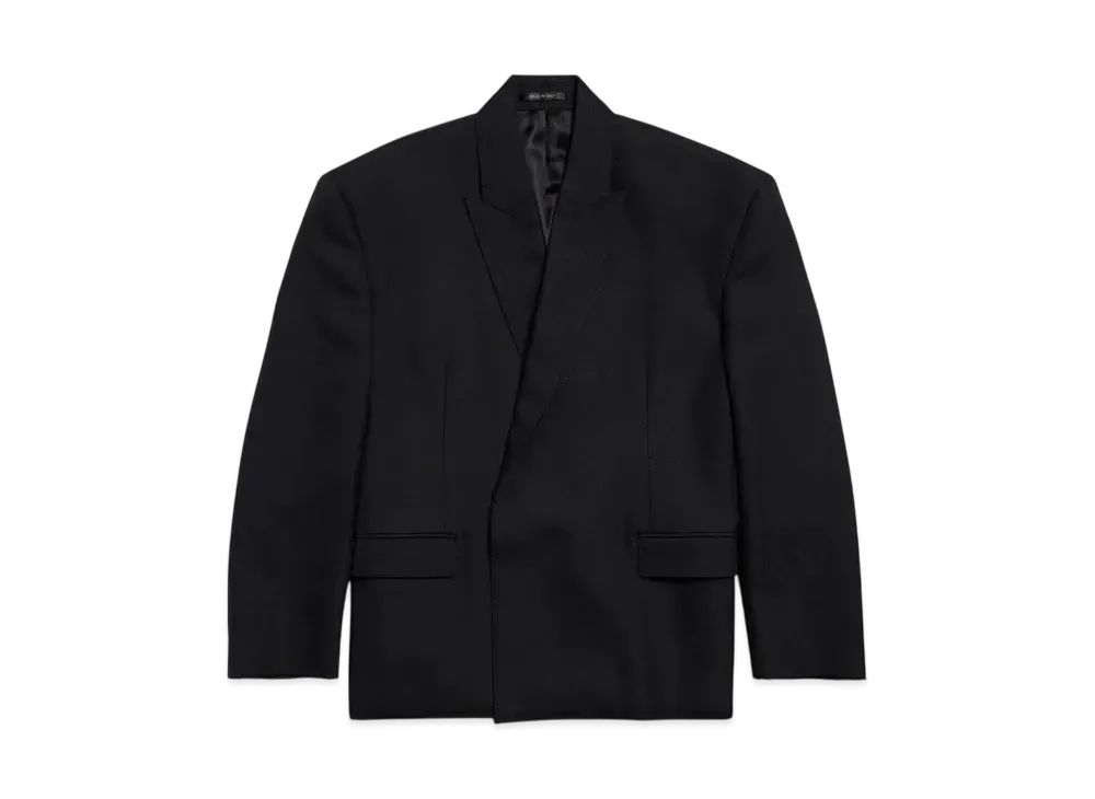 BALENCIAGA Men's Seamless Tailored Jacket "Black"