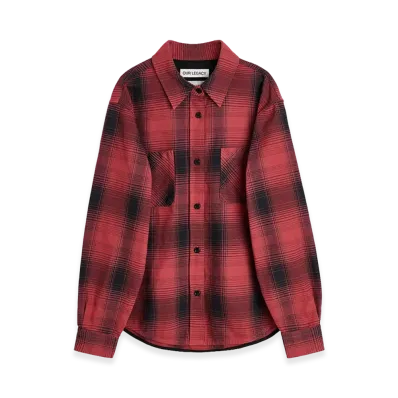 OUR LEGACY Women's Whoppin Shirt "Bison Check Ranch Cotton"
