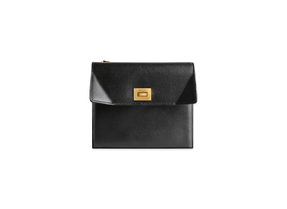 BALENCIAGA Rodeo Large Coin and Card Holder "Black"