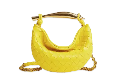 Bottega Veneta Baby Sardine Chain "Sulfur"
