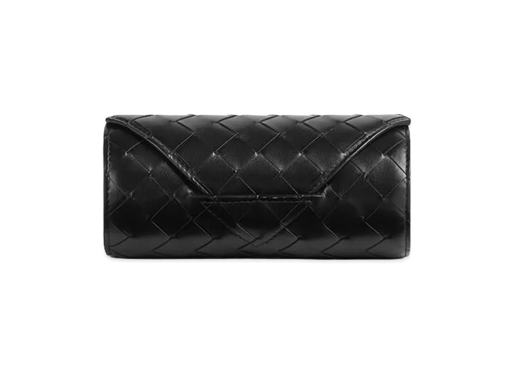 Bottega Veneta Intrecciato Fragrance Case "Black"