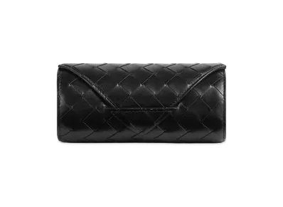 Bottega Veneta Intrecciato Fragrance Case "Black"