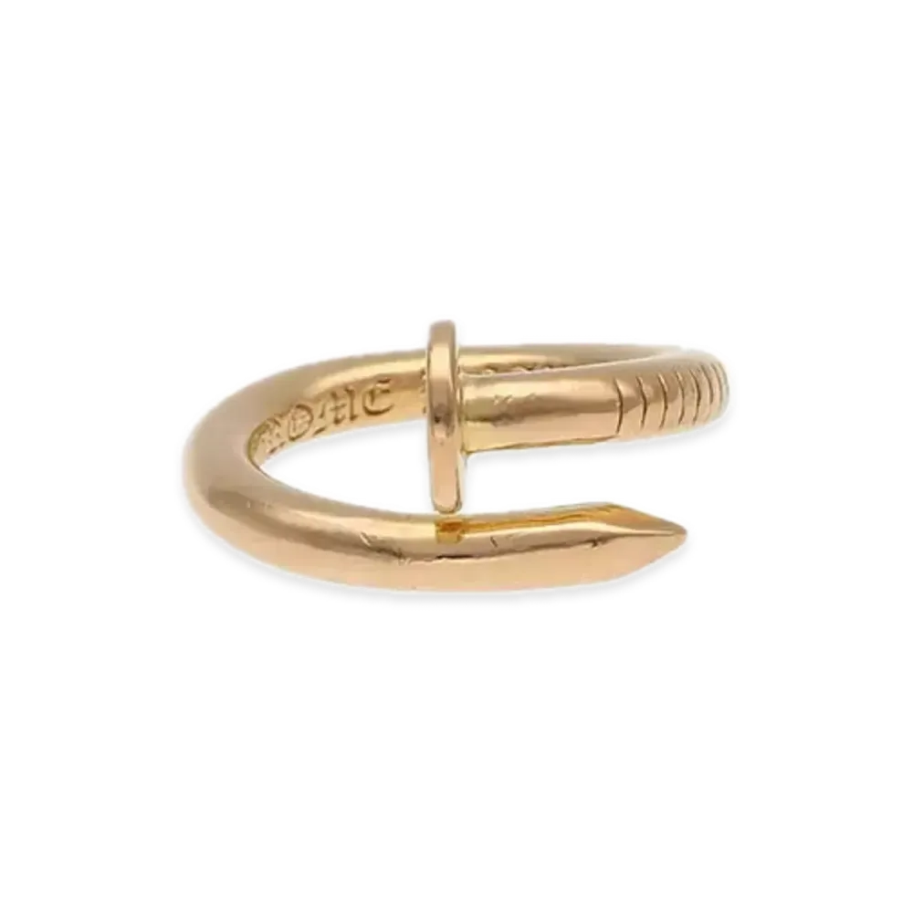 Chrome Hearts 22K Nail Flat Ring "Yellow Gold"