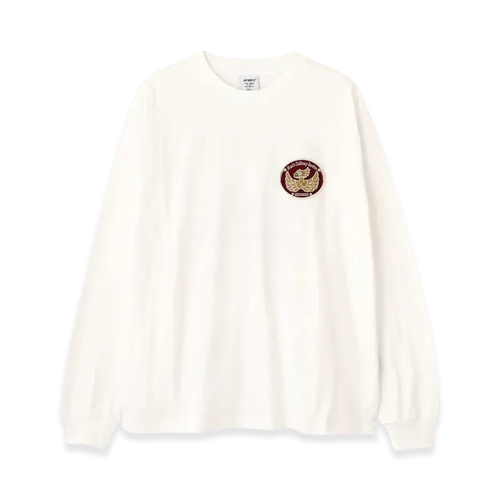 AVIREX x Final Fantasy VII Remake L/S T-Shirt "Sam'S Deliveryservice" "White"