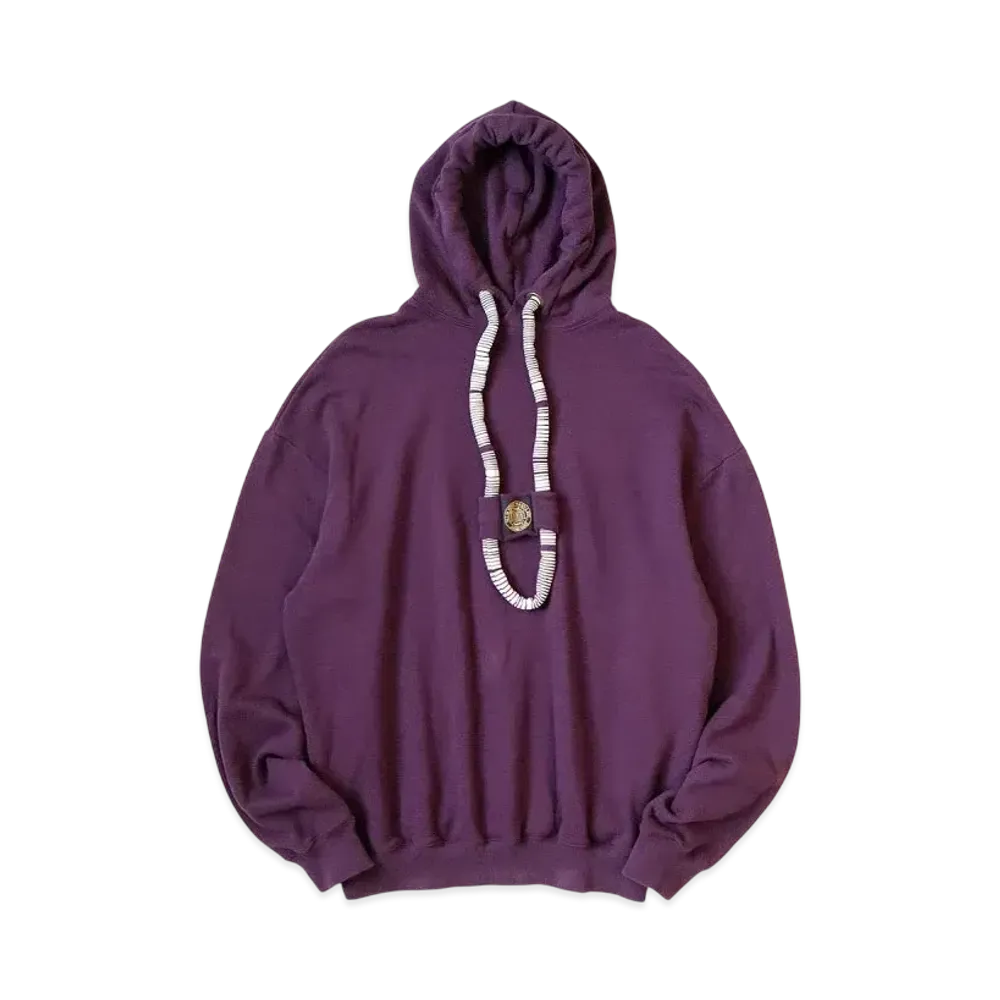 KAPITAL 30/- Fleece Dragon Hood Sweatshirt "Purple"