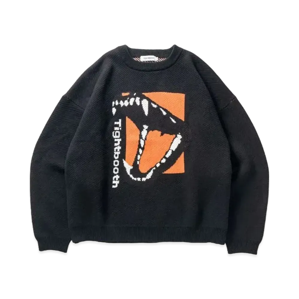 TIGHTBOOTH Bite Knit Sweater "Black"