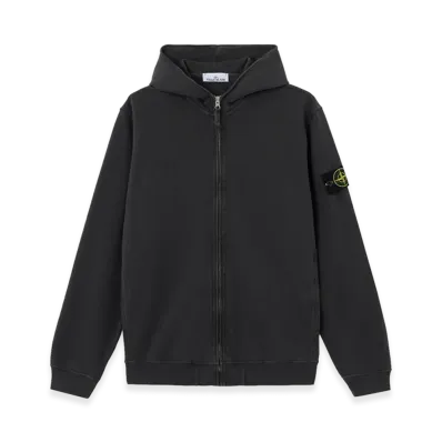 Stone Island 6100032 Malfile Fleece 'Old' Effect "Charcoal Grey"