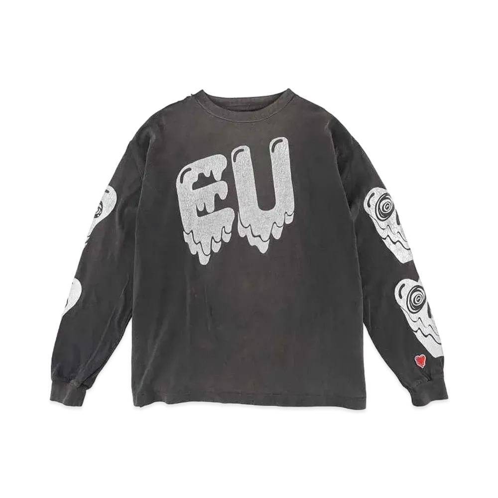 SAINT Mxxxxxx EMOTIONALLY UNAVAILABLE EU STM L/S TEE "Grey"