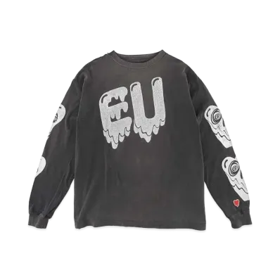SAINT Mxxxxxx EMOTIONALLY UNAVAILABLE EU STM L/S TEE "Grey"