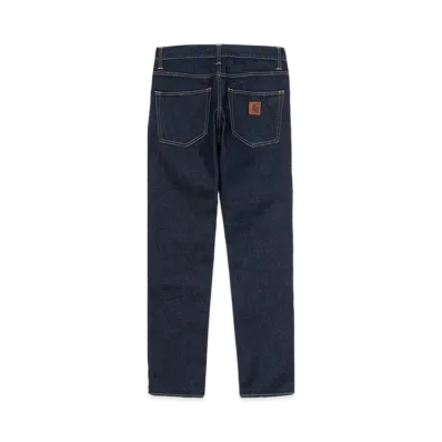 Carhartt WIP Mills Blue Stretch Denim Klondike Pants "Blue Rinsed"