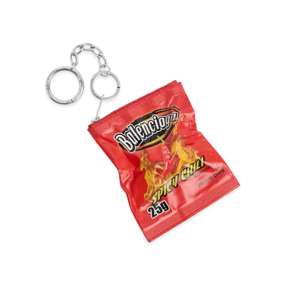 BALENCIAGA Charm/Keychain Chips "Red"