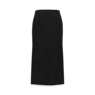 Valentino Women's 'solid Grisaille' Skirt "Black"