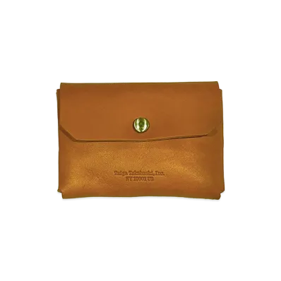 T.T Taiga Takahashi LOT.016 Folded Card Case Small "Camel"