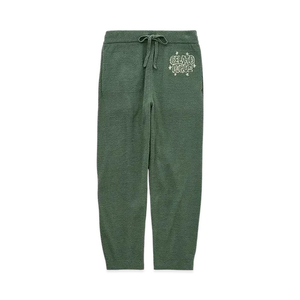 GELATO PIQUE Homme Air Moco Pique Logo Jacquard Long Pants "Green"