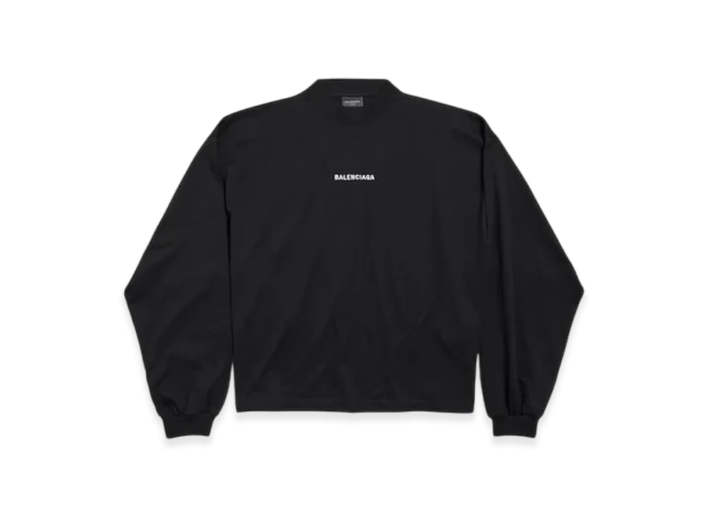 バレンシアガ バック クロップド ロングスリーブ Tシャツ バレンシアガ バック クロップド ロングスリーブ Tシャツ