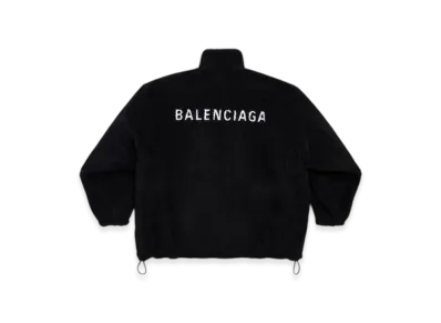 BALENCIAGA Back Zip Up Jacket "Black"