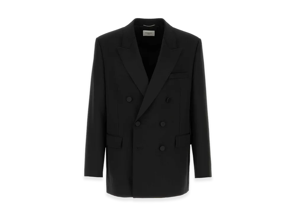 Saint Laurent Wool Blazer "Black"
