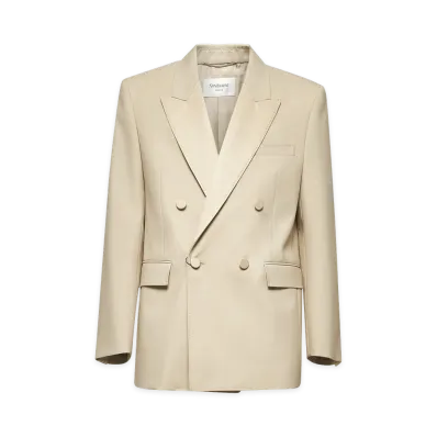 Saint Laurent Jackets "Beige"
