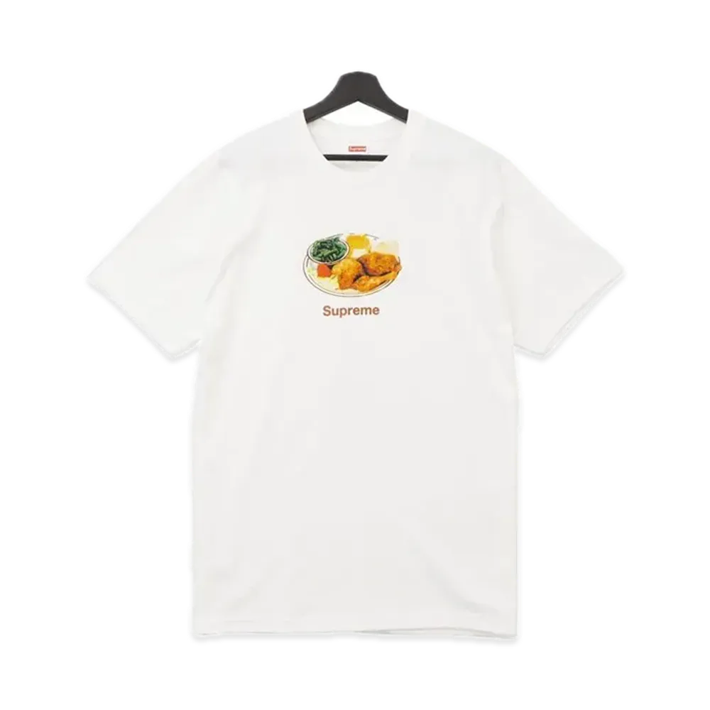 シュプリーム チキン ディナー Tシャツ "ホワイト"