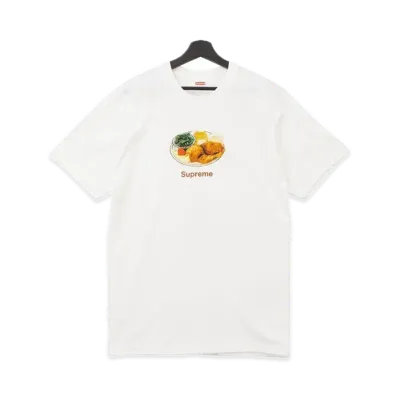 Supreme Chicken Dinner Tee "White"