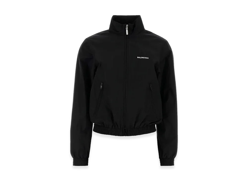 BALENCIAGA Women's Logo Embroidery Jacket "Black"