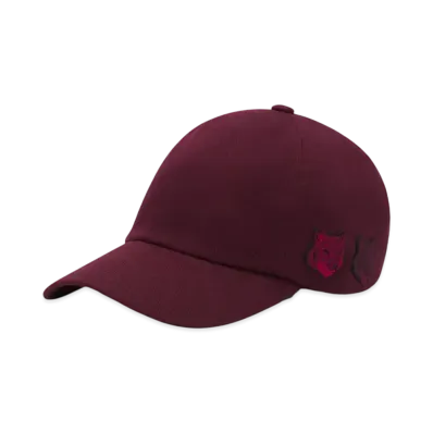 Maison Kitsune Double Bold Fox 6P Cap "Burgundy"