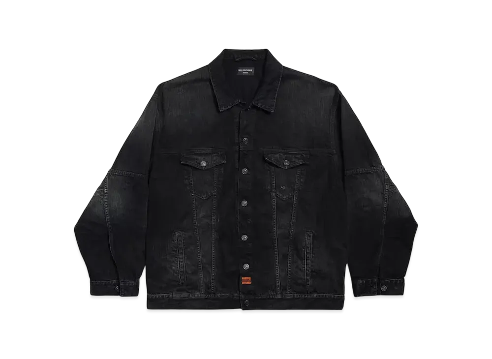 BALENCIAGA Men's Oversized Jacket "Midnight Blue"