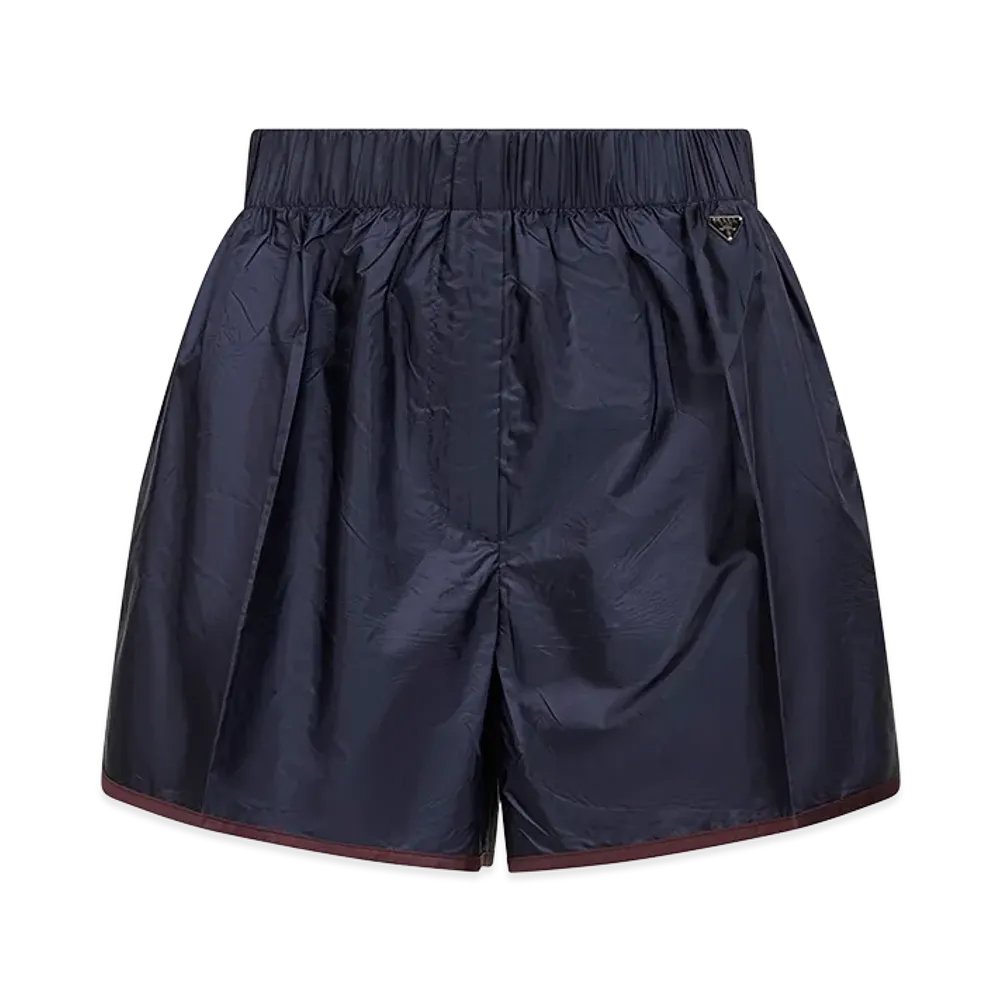 PRADA Women's Re-Nylon Shorts "Blue"