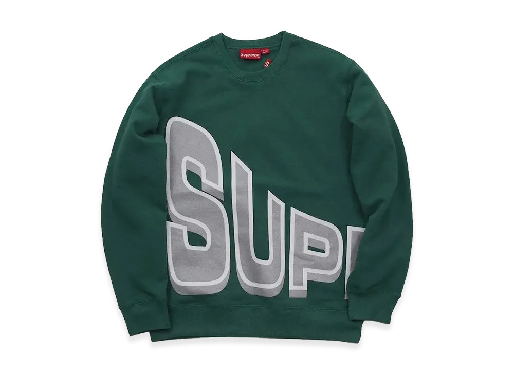 Supreme Side Arc Crewneck (18SS) "Green"